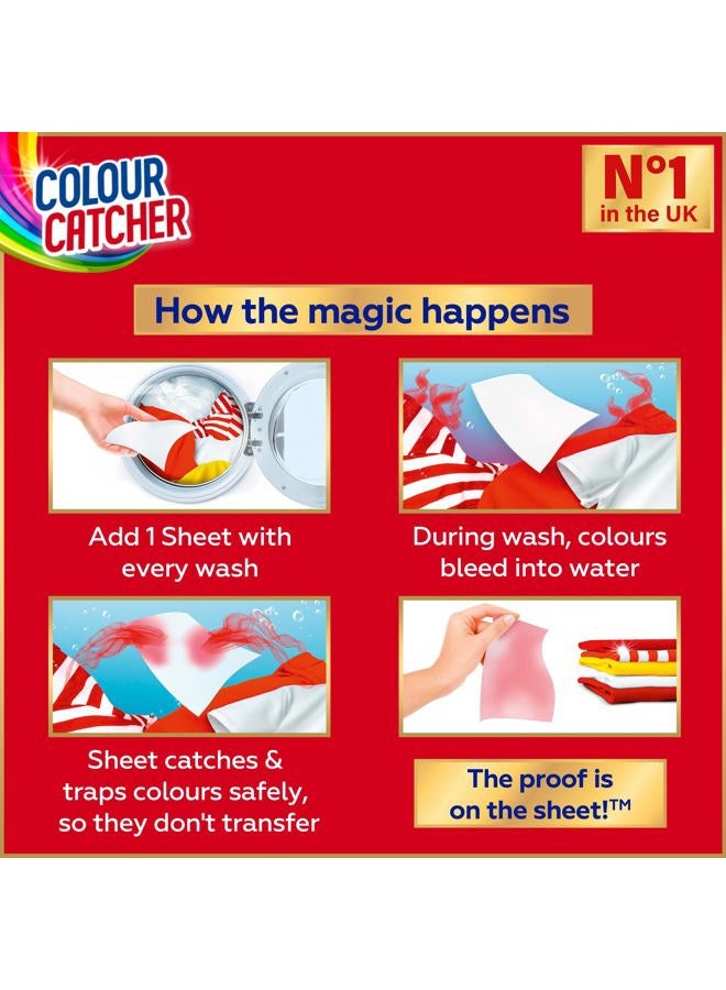 Colour Catcher Colour Protection Sheets (1 pack x 40 sheets), Colour Catcher Sheets for Mixed Colour Washes to Avoid Colour Run Accidents, Made of 100% Naturally-Derived and Biodegradable Fibres - Image 4