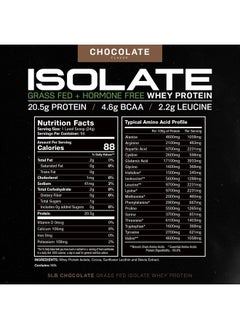 Muscle Feast Grass-Fed Whey Protein Isolate, All Natural Hormone Free Pasture Raised, Chocolate, 5lb (94 Servings)  - Image 4
