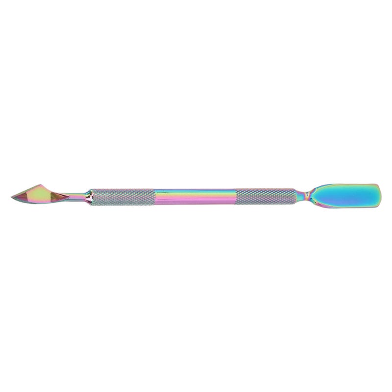 Nail Bevel Cuticle Pusher Stainless Steel Double Ended Nail Art Bevel Cuticle Pusher Manicure Tool Large Size - Image 1