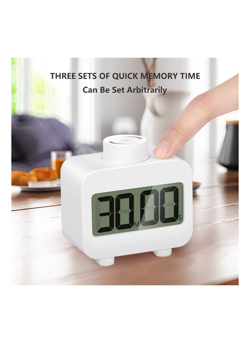 Digital Kitchen Timer - Visual Rotating Mute Timer for Cooking, Study, Exercise, and Bathroom Use - Perfect for Kids and Adults to Enhance Time Management and Productivity. - Image 5