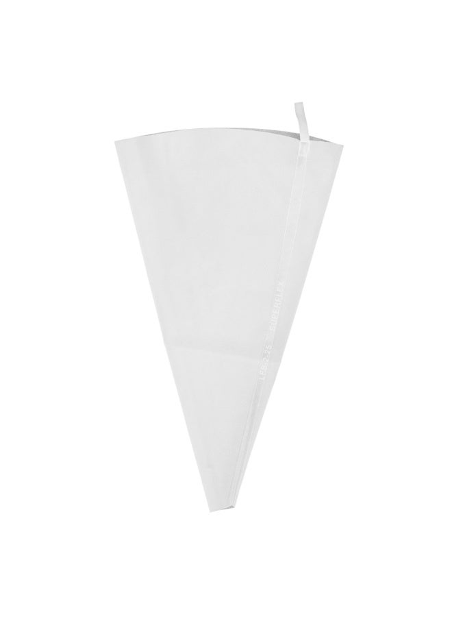 Restaurantware Pastry Tek 10.2 x 6.3 Inch Piping Bags, 2 Reusable Icing Bags - Durable, White Silicone Pastry Bags, Anti Burst, Decorate Cakes, Cupcakes, Macarons, Or Cookies - Image 1