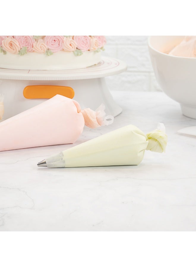 Restaurantware Pastry Tek 10.2 x 6.3 Inch Piping Bags, 2 Reusable Icing Bags - Durable, White Silicone Pastry Bags, Anti Burst, Decorate Cakes, Cupcakes, Macarons, Or Cookies - Image 3