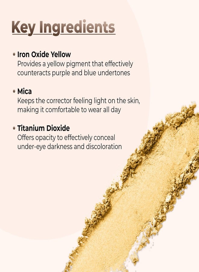 Sweet Face Minerals YELLOW CORRECTOR BULK POWDER (1oz Refill Pouch) Mineral Makeup Matte Banana Corrective High Definition Pro Setting Brightening Concealer Under Eyes Dark Circles Rosacea Age Spots Vegan SPF 20 - Image 2