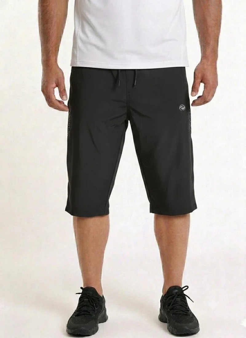 بريما إيس رجالي 3/4 Pants عشاق الجيم بريميوم Black