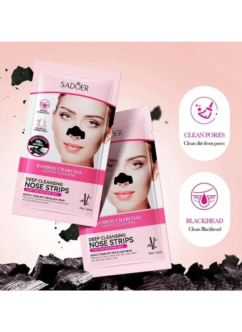 SADOER - Charcoal deep cleansing nose strips - Image 1