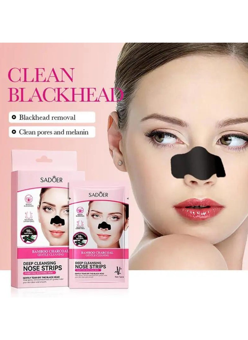 SADOER - Charcoal deep cleansing nose strips - Image 1