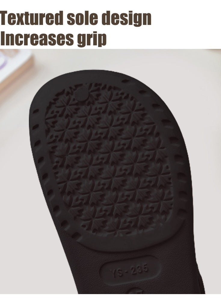 VUCATIN Unisex-Adult Garden Shoes Clogs Slip on Children Sandals Water Shoes for Indoor Outdoor Slippers  (Black) - Image 4