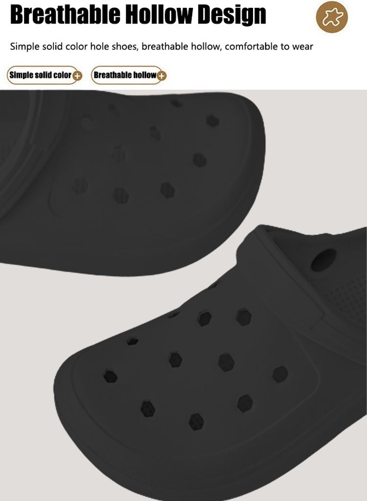 VUCATIN Unisex-Adult Garden Shoes Clogs Slip on Children Sandals Water Shoes for Indoor Outdoor Slippers  (Black) - Image 5