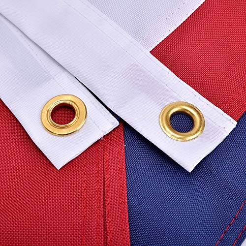 OLYNIK American Flags for Outside 3x5, HeavyDuty American Flag for High Wind Outdoor, UV Protected/Sewn Stripes/Embroidered Stars/Brass Grommets, US Flag Built for The Toughest Conditions - Image 3