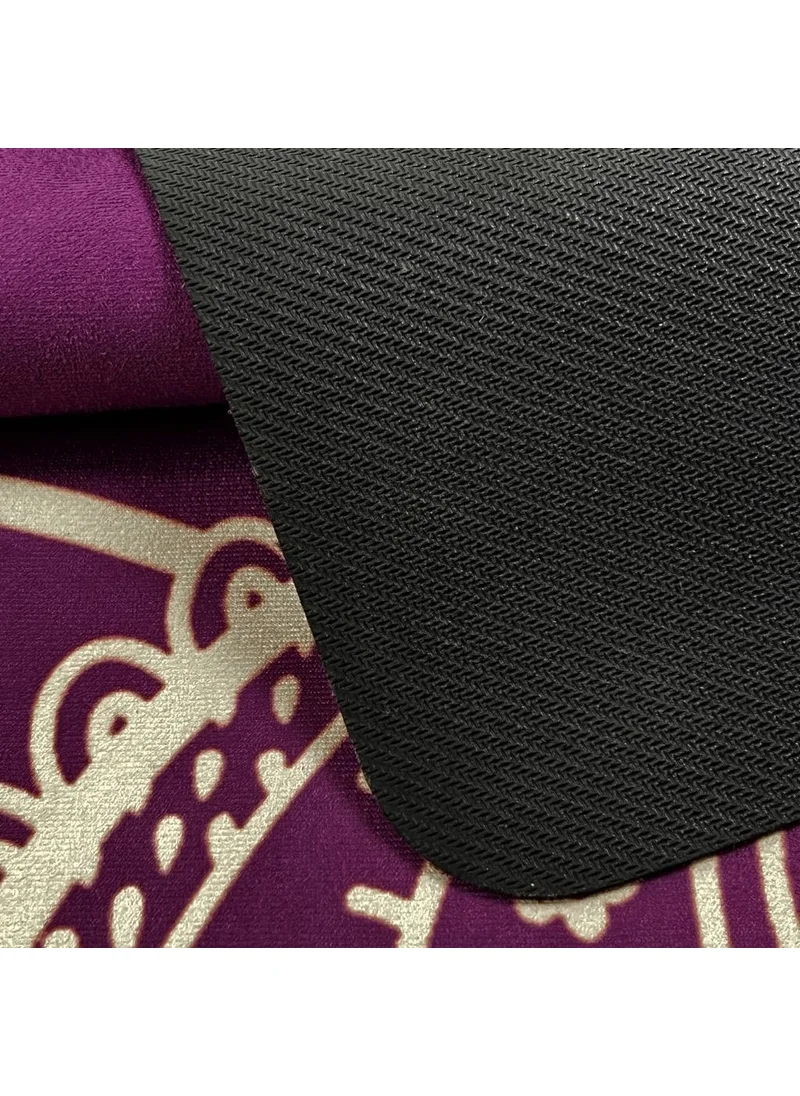Rebuwo Travel Yoga Mat Foldable Natural Rubber Mat 1mm