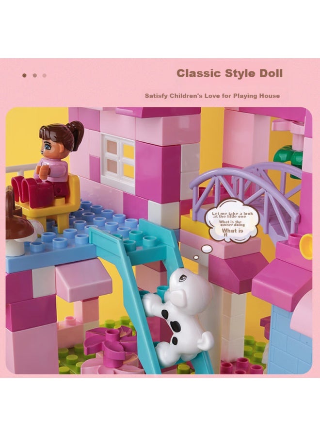 TEMI Tangmi Children's Compatible Large Lego Building Blocks Toy, Princess Castle, Disney Holiday Birthday Gift For Girls - Image 2