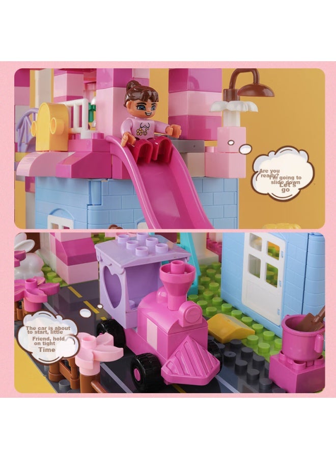 TEMI Tangmi Children's Compatible Large Lego Building Blocks Toy, Princess Castle, Disney Holiday Birthday Gift For Girls - Image 4