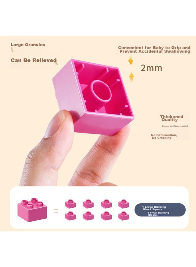 TEMI Tangmi Children's Compatible Large Lego Building Blocks Toy, Princess Castle, Disney Holiday Birthday Gift For Girls - Image 3