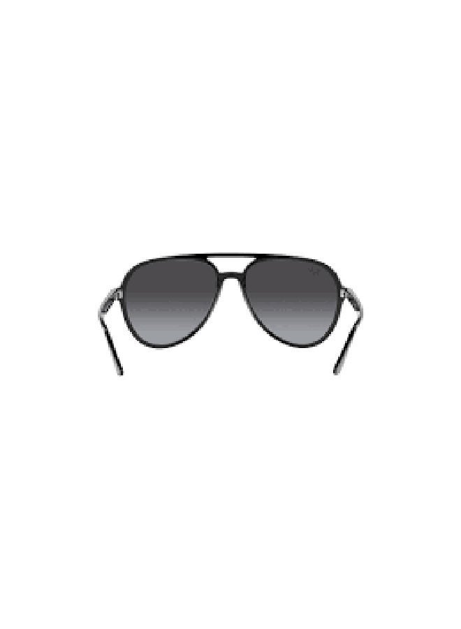 راي بان Unisex Full Rim Pilot Sunglasses 4376-57-601-8G - Image 2