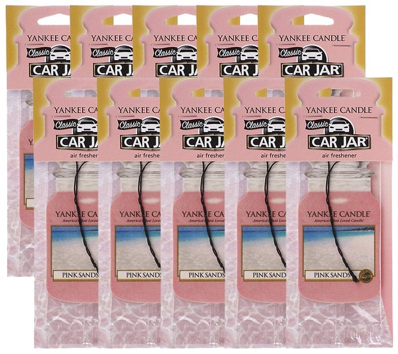 Yankee Candle Car Jar Pink Sands Air Freshener (Set of 10) - Image 3
