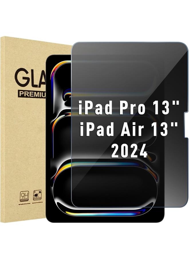 Procases 1 Pack Screen Protector For Ipad Pro 13 Inch M4 2024 Privacy Anti Spy Tempered Glass Film For Ipad Pro 13" 7Th Generation A2925 A2926 A3007 - Image 1