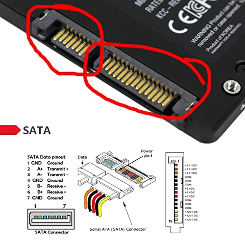 JSER B+M Key Socket 2 M.2 NGFF (SATA) SSD to 2.5 SATA Adapter Card Adapter with Black Metal Case - Image 4