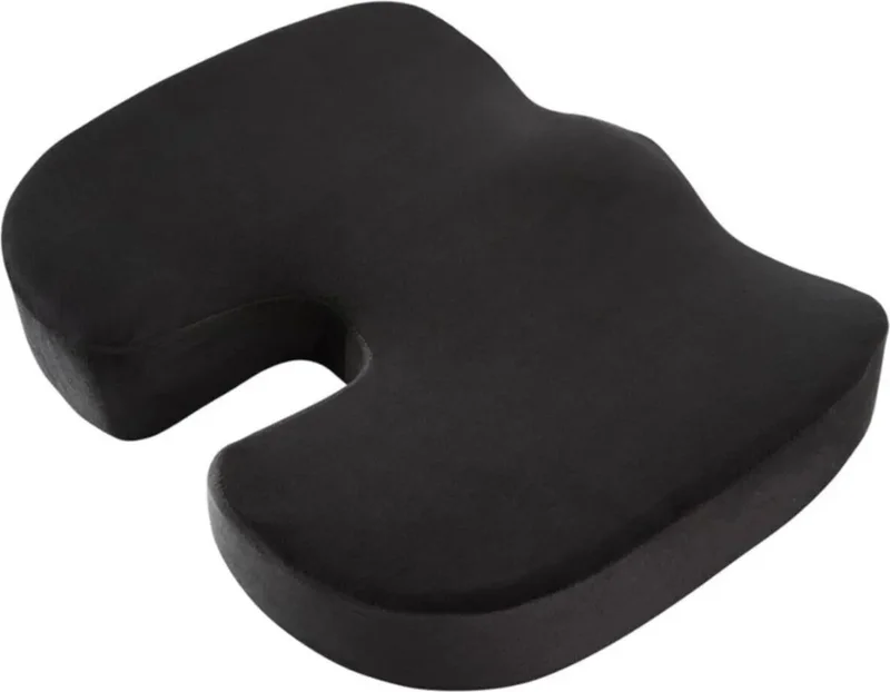 Sogex Visco Cocix Seat Cushion and Waist Back Support Office Car Seat Waist Seat Pillow Set of 2