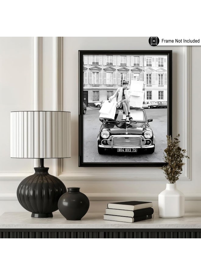 Poster Master Fashion Poster - Shopping In Paris Print - Fashion Photography Art - Glam Gift For Her, Women, Fashionista, Designer Fans - Chic Decor For Home, Office, Bedroom - 11X14 Unframed Wall Art - Image 3