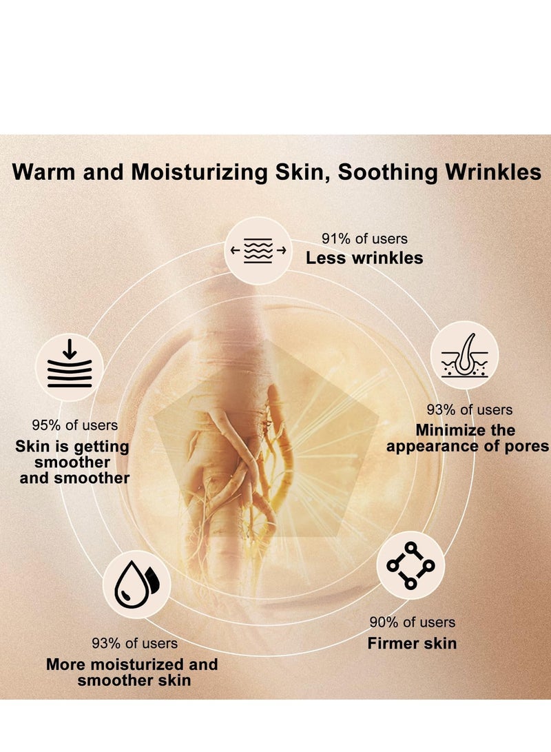Ginseng Extract Liquid,Ginseng Anti Wrinkle Serum,Ginseng Extract Anti-Wrinkle Original Serum Oil,Korean Red Ginseng Polypeptide Anti Aging Essence,Ginseng Face Serum Reduce Fine Lines(120ml) - Image 5