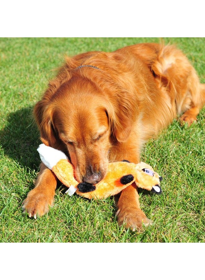 ZippyPaws Zingy Fox - Dog Toys no Stuffing, Squeaky Plush Dog Toy for Small & Medium Dogs, Interactive Puppy & Dog Chew Toys Without Stuffing for Boredom - Image 3