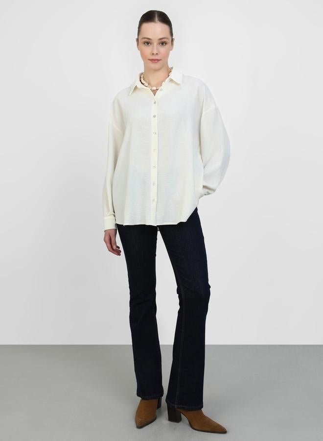 رفقة من مودانيسا قميص رفقة بقصة مريحة بأزرار من مودانيسا - Image 1