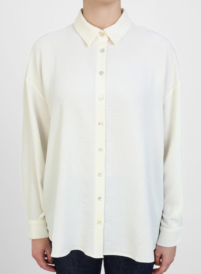 رفقة من مودانيسا قميص رفقة بقصة مريحة بأزرار من مودانيسا - Image 3