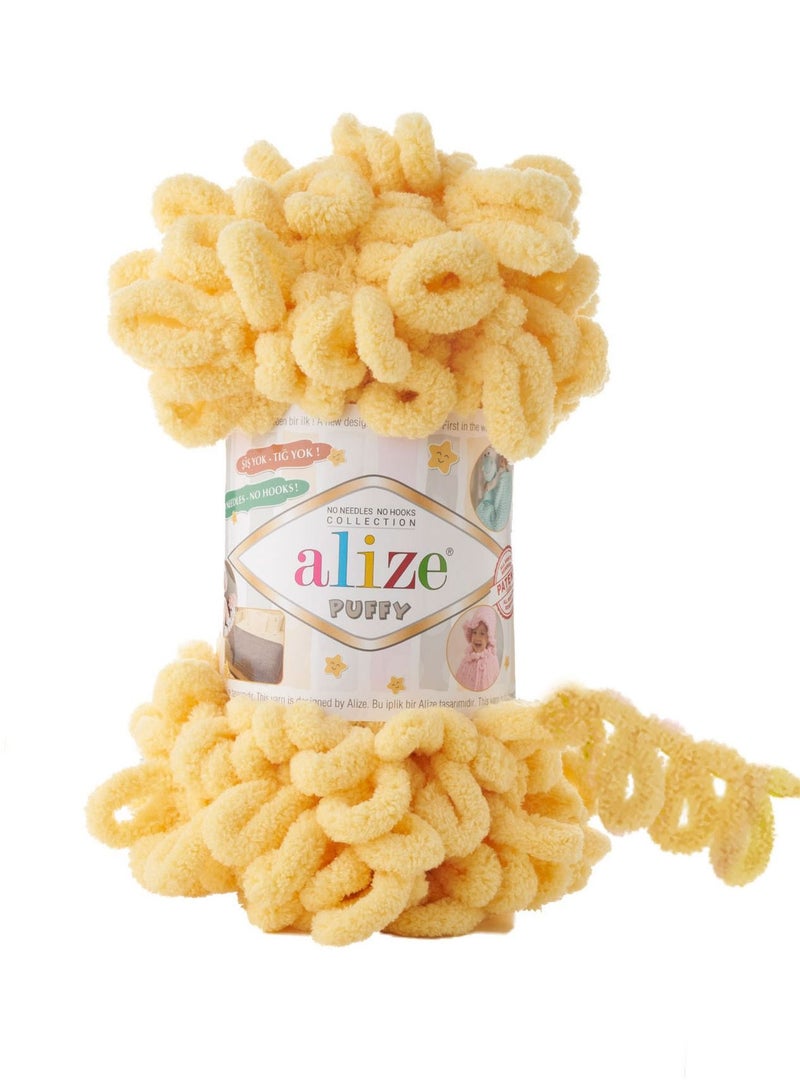 ALIZE Puffy Micropolyester Hand Knitting Yarn 100 Gram 9 Metre