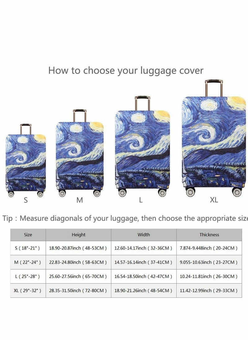 Excefore - Luggage Cover 18/24/28/32 Inch High Elastic Travel Suitcase Protective Cover - Image 1