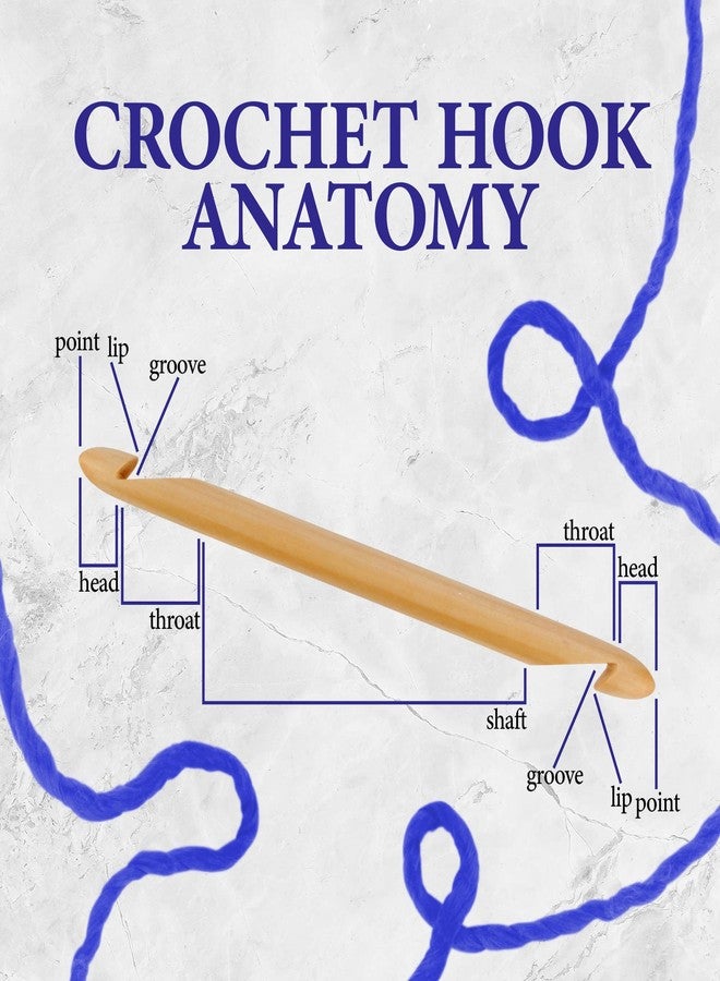 بامبو إم إن مجموعة إبر كروشيه تونسية مزدوجة الأطراف من الخيزران من جوبيلي يارن - بني كربوني - 15 مقاسًا - Image 4