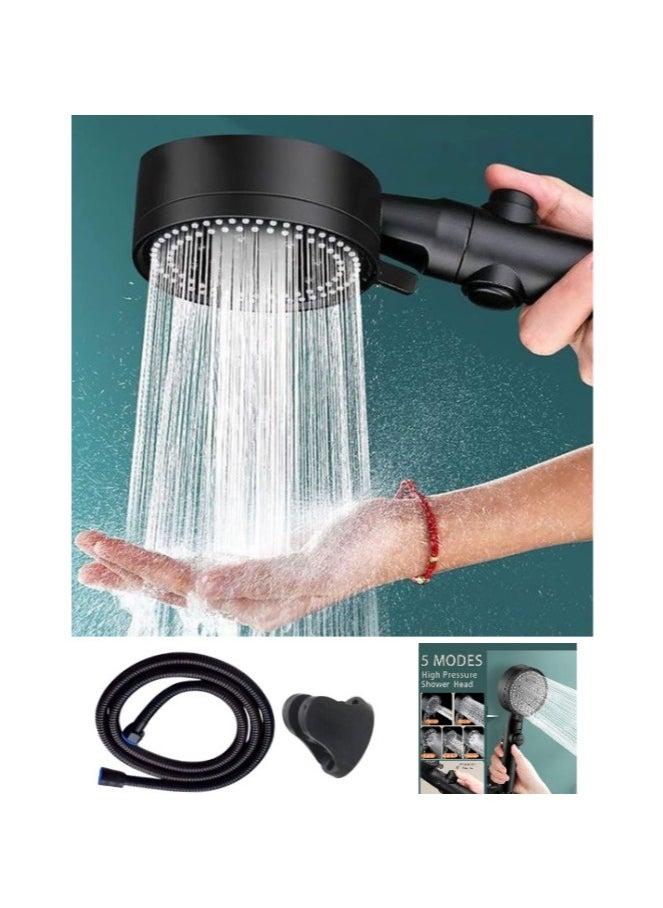 Shams - Wall Mounted Bathroom Shower System Set black - Image 1