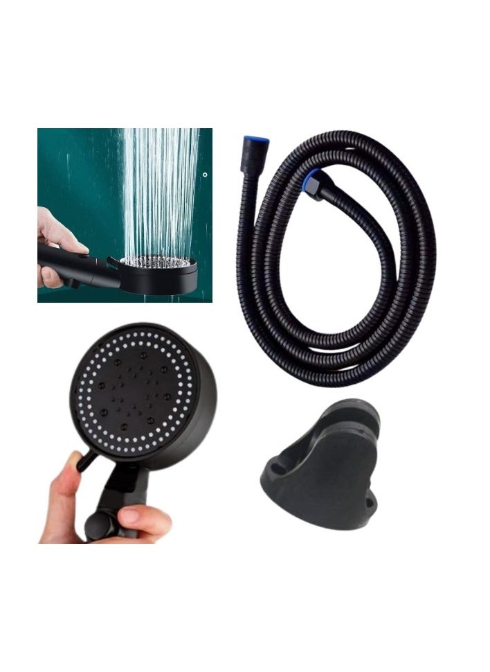 Shams - Wall Mounted Bathroom Shower System Set black - Image 1