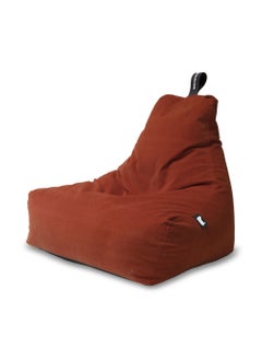 Extreme Lounging Extreme Lounging® - Original Mighty Brushed Suede Bean Bag - Made in UK - Premium Quality Double Stitched Bean Bag - Stylish, Soft & Comfortable - Color Rust  - Image 2