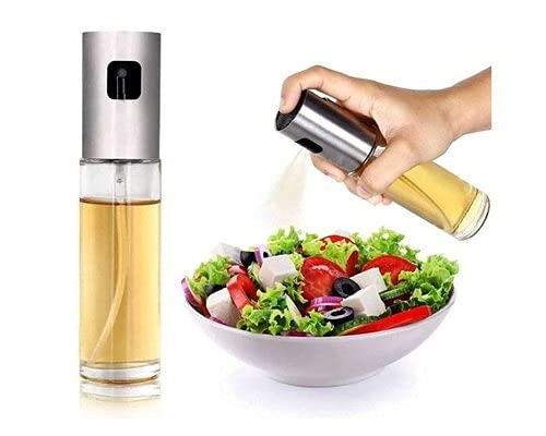 Kosh Oil Spray Bottle Sprayer Oil Sprayer Dispenser for Cooking Refillable Transparent Vinegar Bottle Oil Dispenser 100ml for BBQMaking SaladBakingRoastingGrillingFrying Kitchen Pack of 6 - Image 3