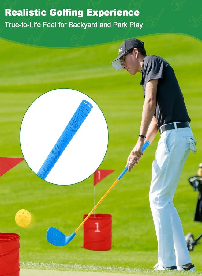 HOTWIND 1 Pack Backyard Golf Game Club with 5”x 3.5” Oversize Heads and 36” Lightweight Carbon Shaft for Adults Play Outdoor Golf Yard Game in Grass Parks Hit Plastic and Foam Balls - Image 4