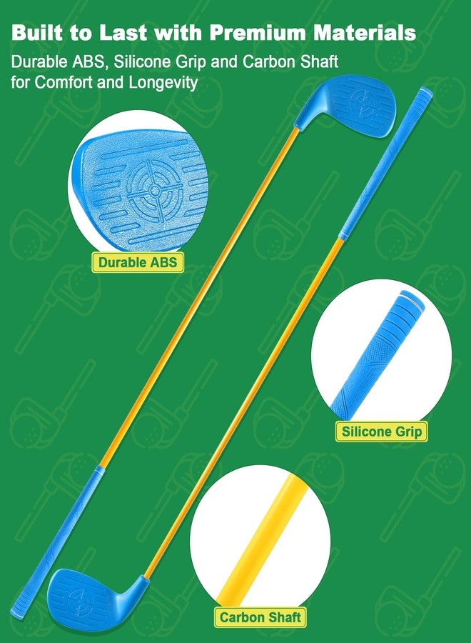 HOTWIND 1 Pack Backyard Golf Game Club with 5”x 3.5” Oversize Heads and 36” Lightweight Carbon Shaft for Adults Play Outdoor Golf Yard Game in Grass Parks Hit Plastic and Foam Balls - Image 3