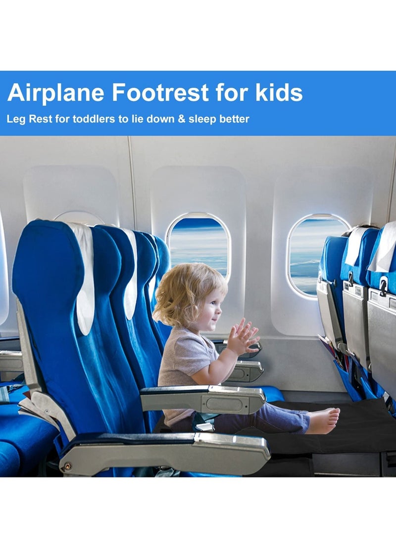 Airplane Bed for Toddler Airplane Footrest for Kids Seat Extender Portable Toddler Travel Bed Airplane Leg Rest for Kids to Lie Down Baby Travel Essentials for Flying Sleeping - Image 5