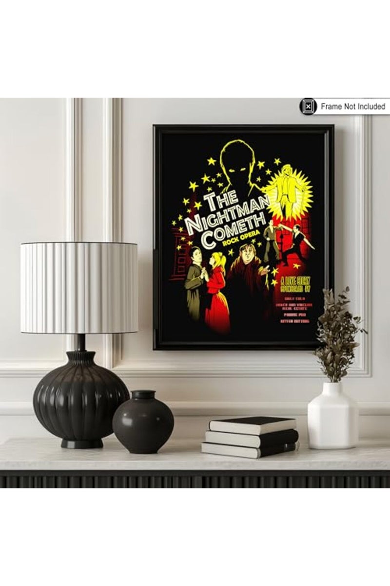 Poster Master Vintage Advertising Poster - Retro TV Series Print - 8x10 UNFRAMED Wall Art - Gift for Artist, Actor - Nightman Cometh, Its Always Sunny in Philadelphia - Wall Decor for Studio, Office - Image 3