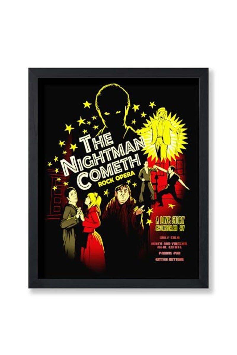 Poster Master Vintage Advertising Poster - Retro TV Series Print - 8x10 UNFRAMED Wall Art - Gift for Artist, Actor - Nightman Cometh, Its Always Sunny in Philadelphia - Wall Decor for Studio, Office - Image 2