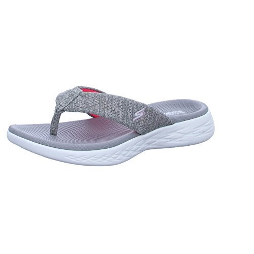 Skechers Performance Women's on-the-Go 600-15304 Flip-Flop,gray/pink,11 M US - Image 1