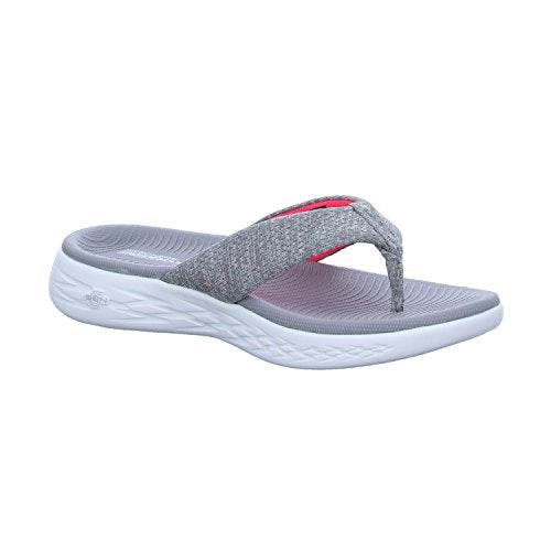 Skechers Performance Women's on-the-Go 600-15304 Flip-Flop,gray/pink,11 M US - Image 4