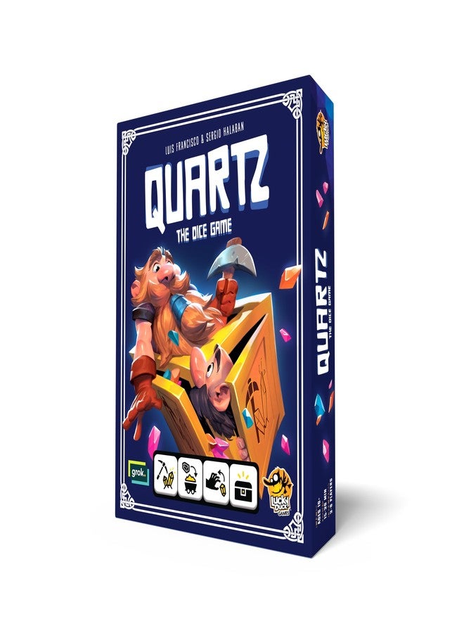 LUCKY DUCK GAMES لعبة الحظ: لعبة النرد | استخرج البلورات واجمع المال للفوز | 3-6 لاعبين، أعمار 10 وما فوق - Image 5