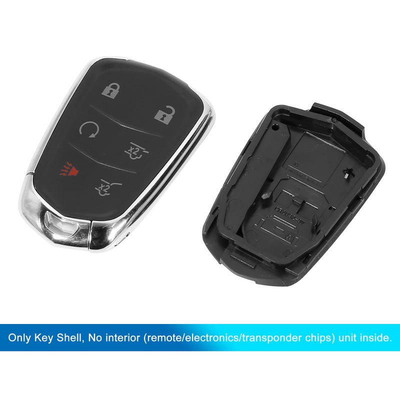 X AUTOHAUX New Car Keyless Remote Key Fob Shell Case Black HYQ2AB for Cadillac Escalade 2015 2016 2017 2018 - Image 4