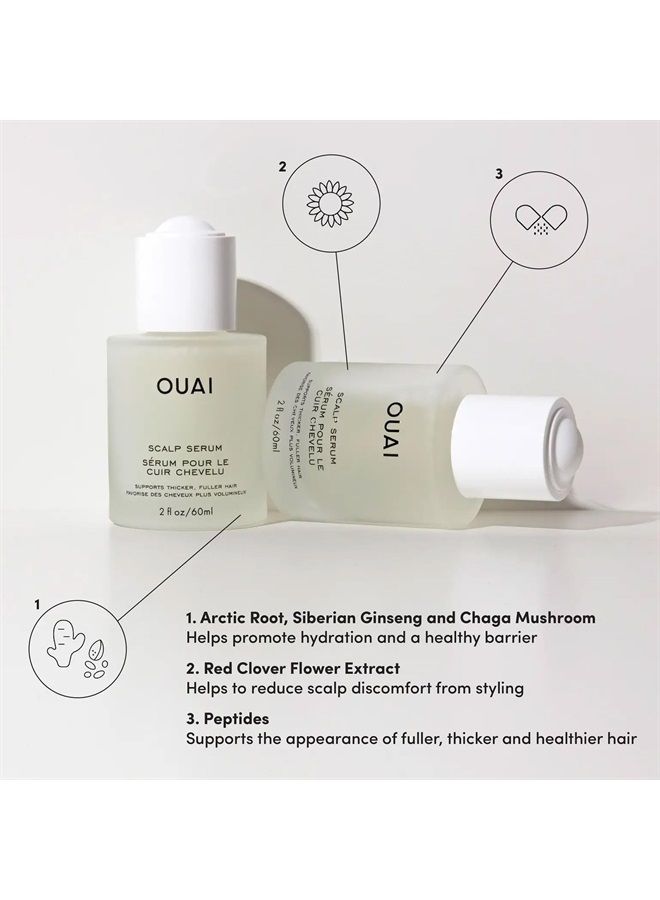 Ouai مصل فروة الرأس مع تركيبة متوازنة ومرطبة لشعر أكثر كثافة وامتلاءً (2 أونصة سائلة) - Image 5