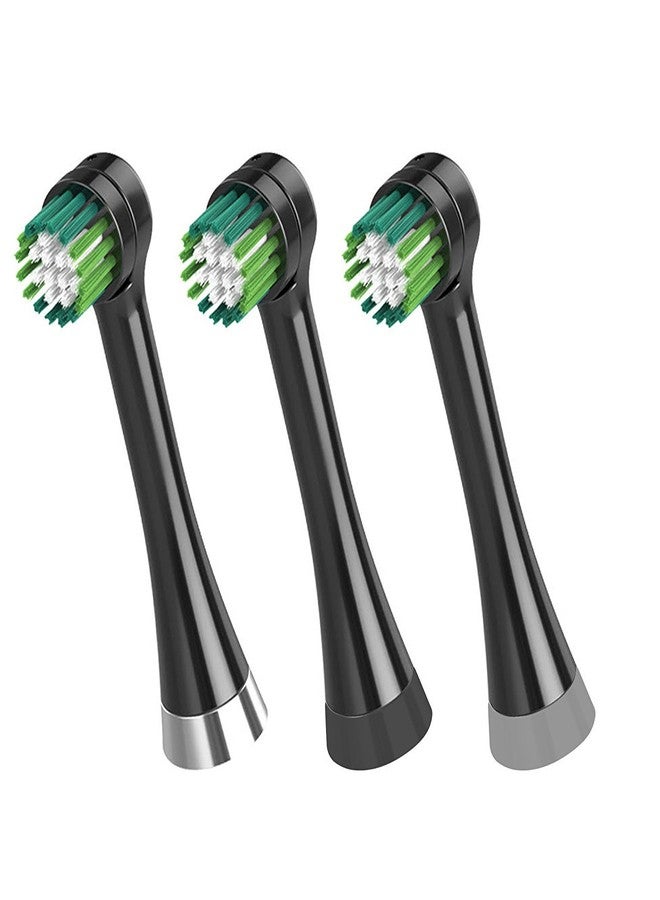 Waterpik Triple Clean Replacement Brush Heads, Black, OTRB-3WB, 3 Count (Pack of 1) for Complete Care 5.5 and 9.5 Models CC-02, WP-812/822/842 - Image 1