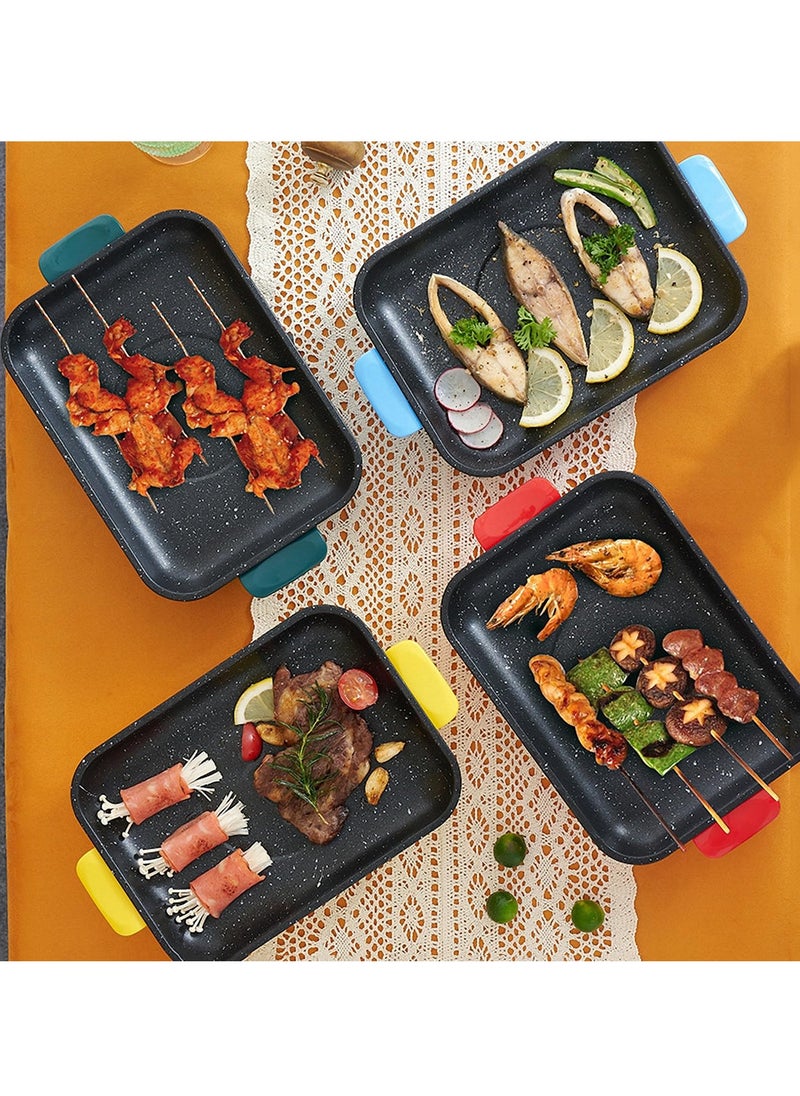 Electric Grill Pan,  Non Stick Household Multi-functional Small Baking Pan 600W Convenient Barbecue Oven Green 30 cm - pzsku/ZD0F6355BD0BEF350CB35Z/45/_/1714796033/db0d59b2-a3c8-421d-9c9e-511153b92ae8