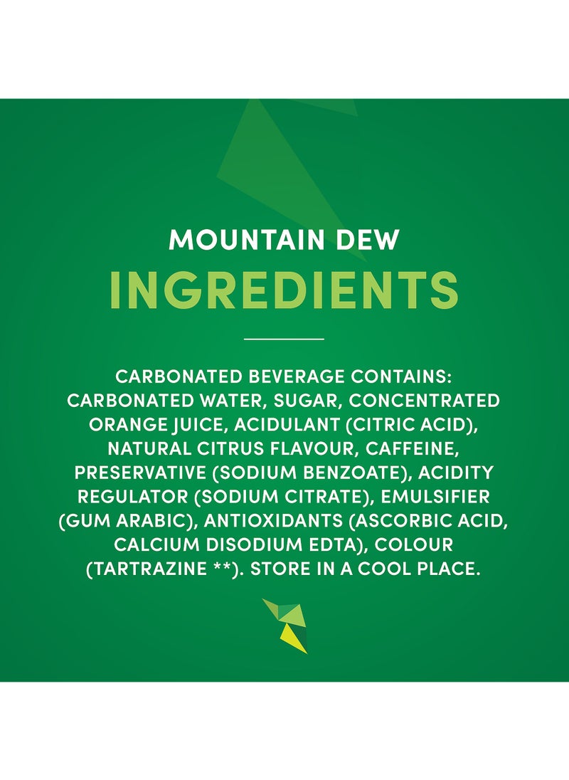 Mountain Dew Carbonated Soft Drink Mini Cans 15 x 155ml  - Image 2