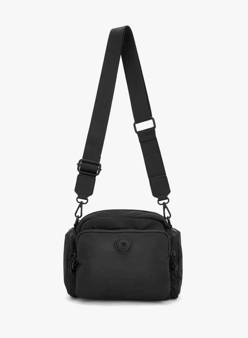 ميسي Solid Crossbody Bag With Front Utility Pocket