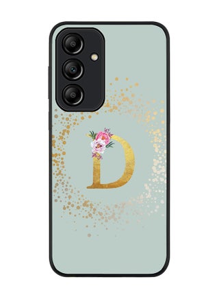 Rugged Black Edge Case for Samsung Galaxy A35, Slim fit Case Cover- Custom Monogram Initial Letter Floral Pattern Alphabet - D  (Light Grey) - pzsku/ZD0F677BC628C60411526Z/45/_/1712051191/cb588004-461a-49a1-bd88-16e5784840ce