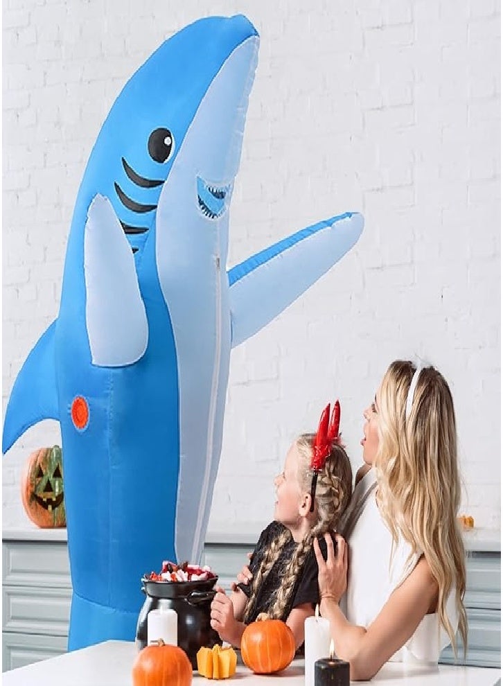 Upgraded fun inflatable costume, adult inflatable costume, birthday gift role play party (blue suitable for 150-190cm) - Image 3